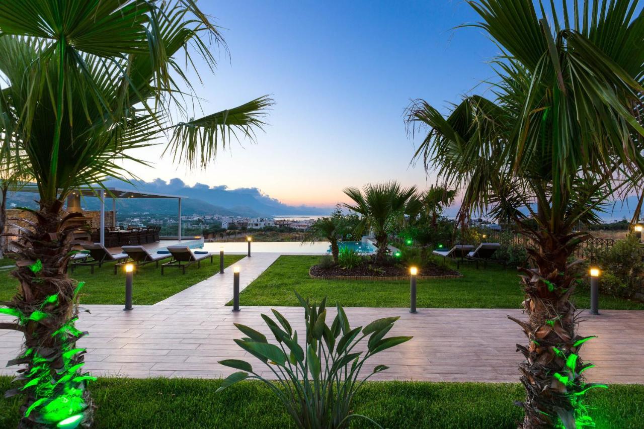 Villa Anemeli - Luxury Pool Villa With Gorgeous Seaview Kissamos Exterior photo