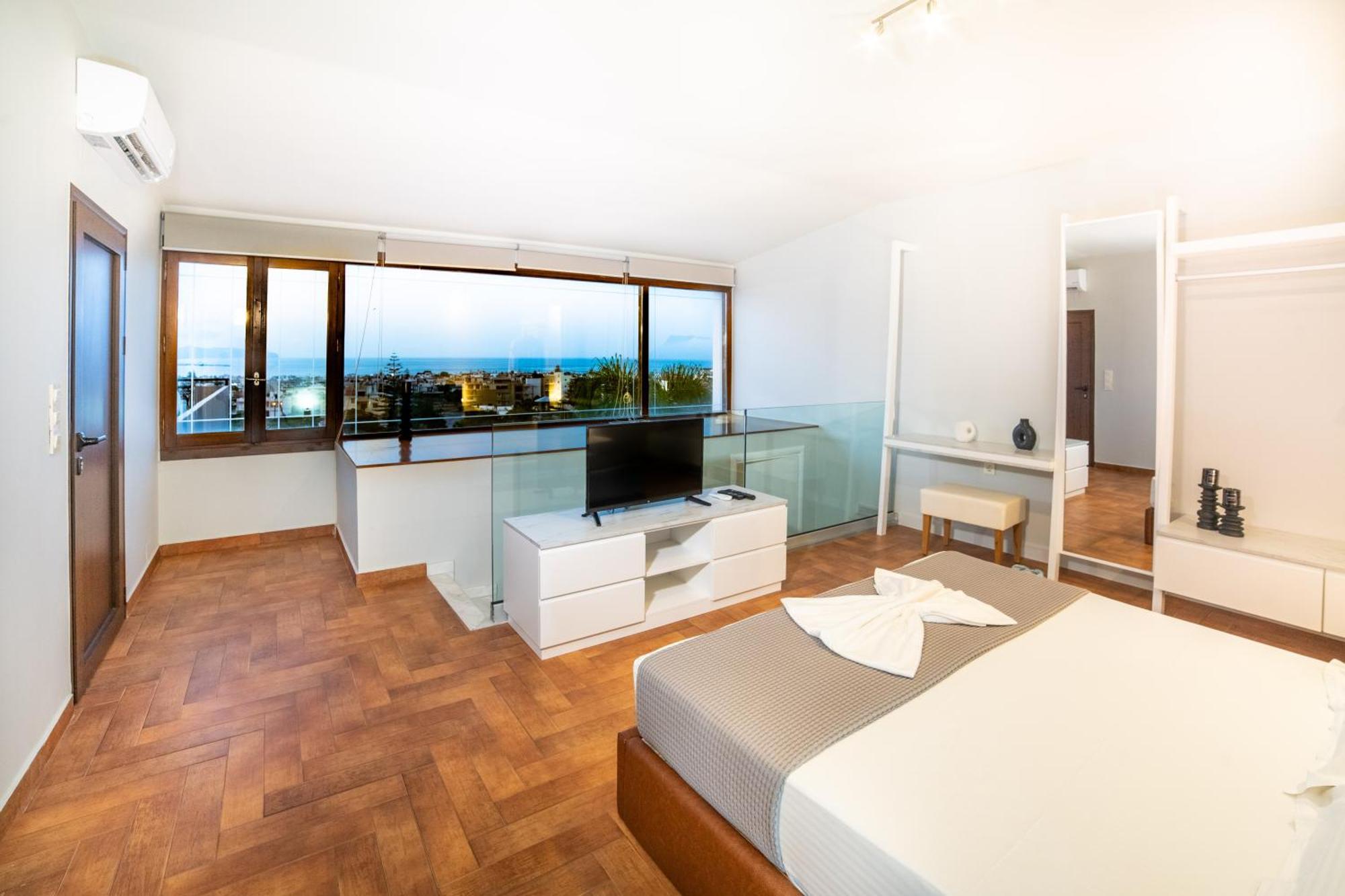 Villa Anemeli - Luxury Pool Villa With Gorgeous Seaview Kissamos Exterior photo